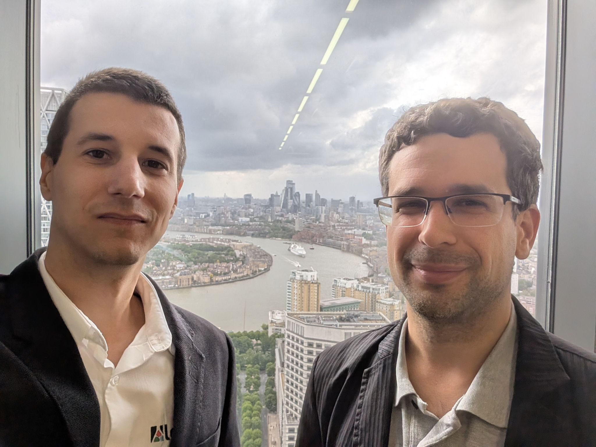 Benedek and Zoltán in London