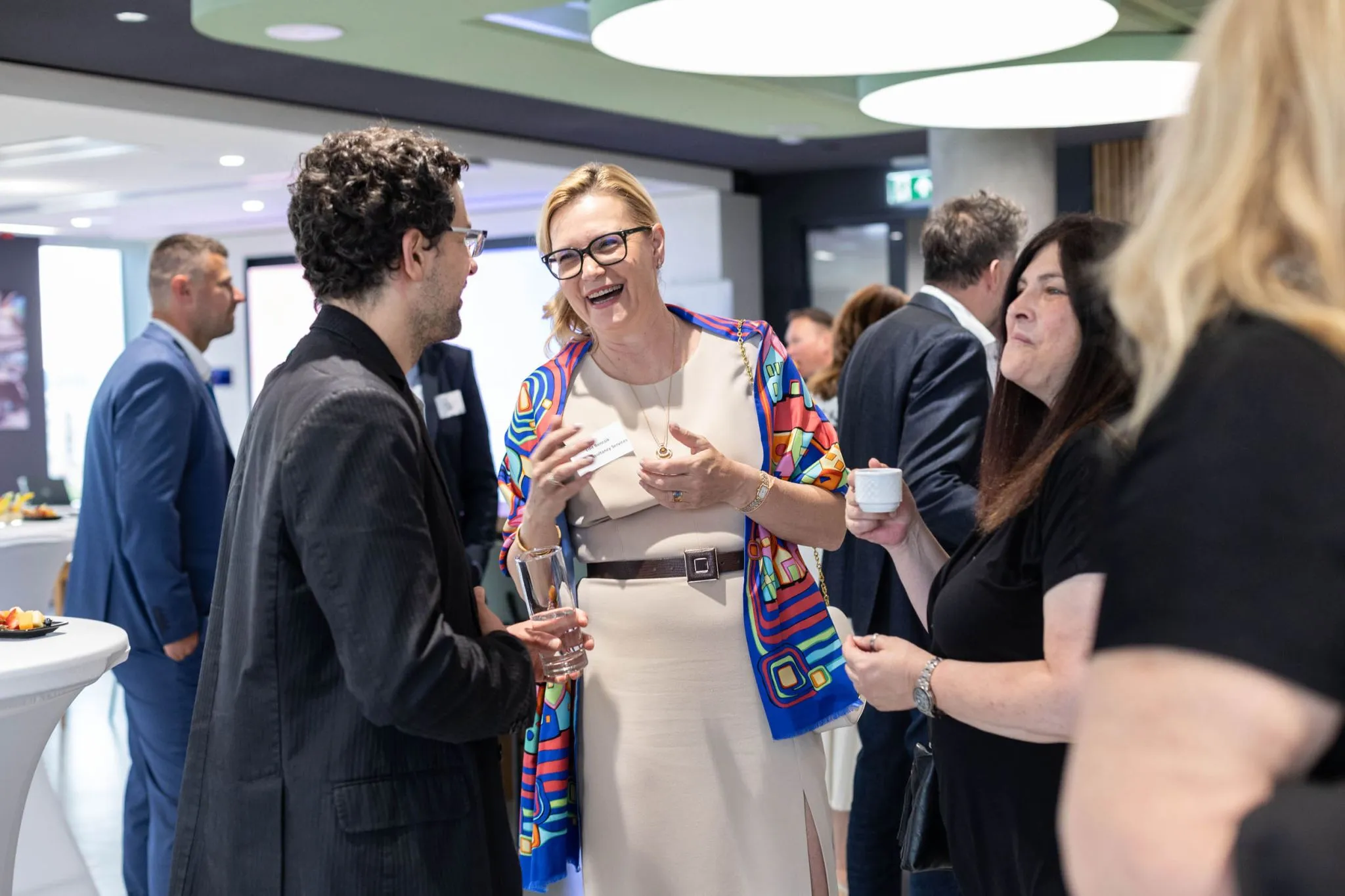 Zoltán at the AmCham event